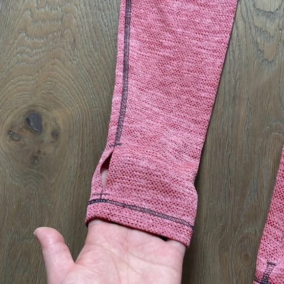 Champion Coral And Gray Thumb Hole Activewear Jacket Sz M - Picture 5 of 11